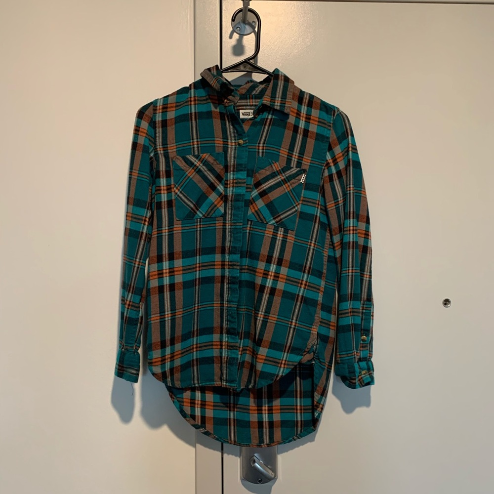 VANS Plaid Button Up Shirt